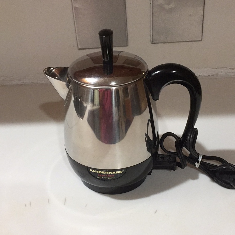 Faberware coffee pot.